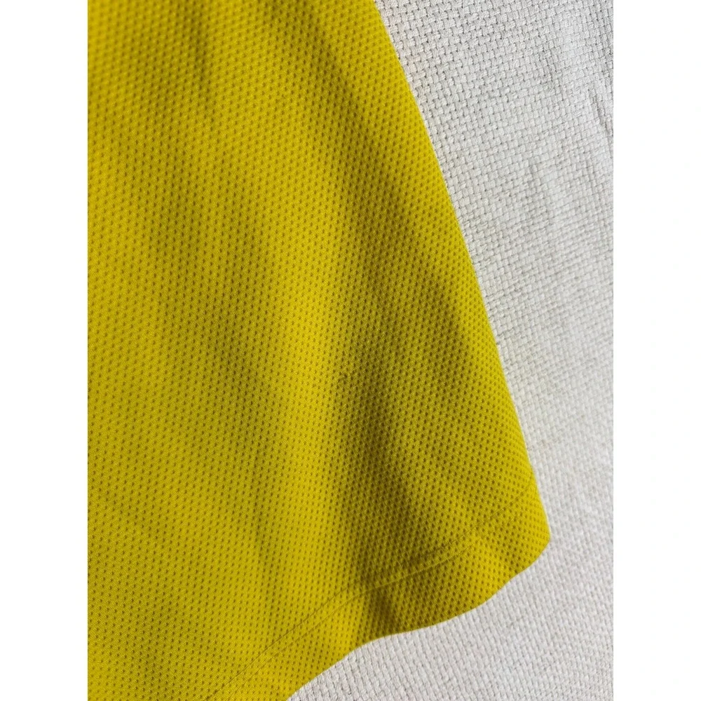 Jordan Men's Yellow Basketball Shorts Dri-FIT Athletic Gym Mesh Shorts Size L